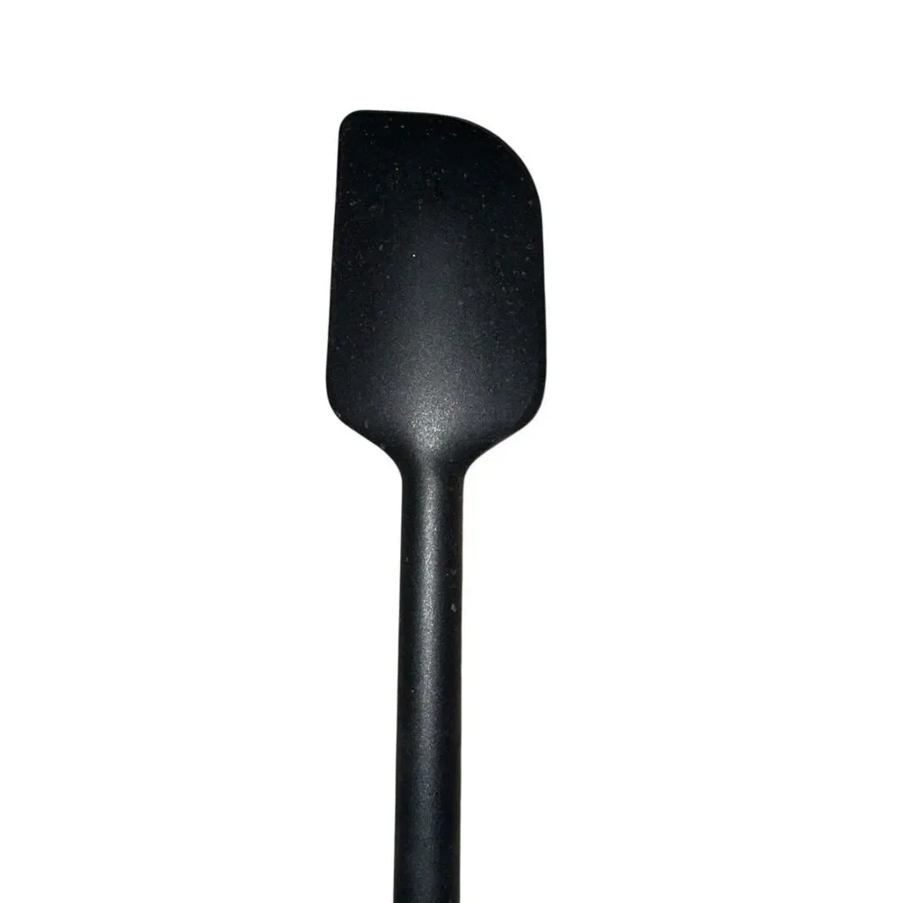 Crate And‎ Barrel Black Silicone Baking Spatula Cooking Serving